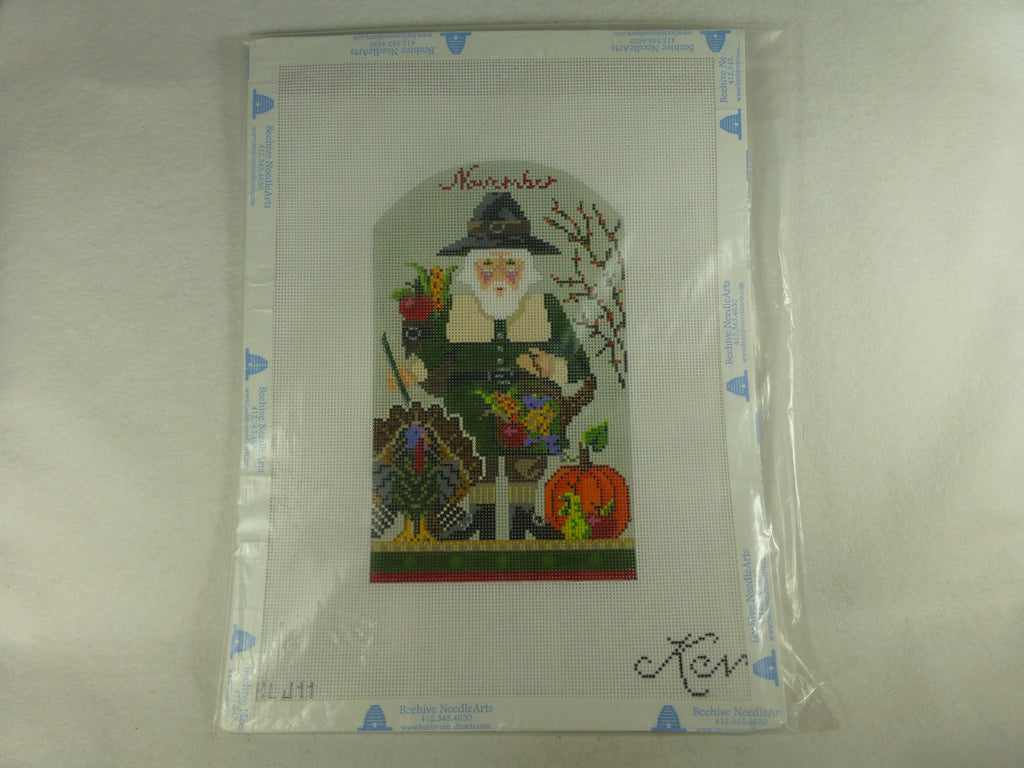 * Kelly Clark Studio Thanksgiving Santa KLJ 11