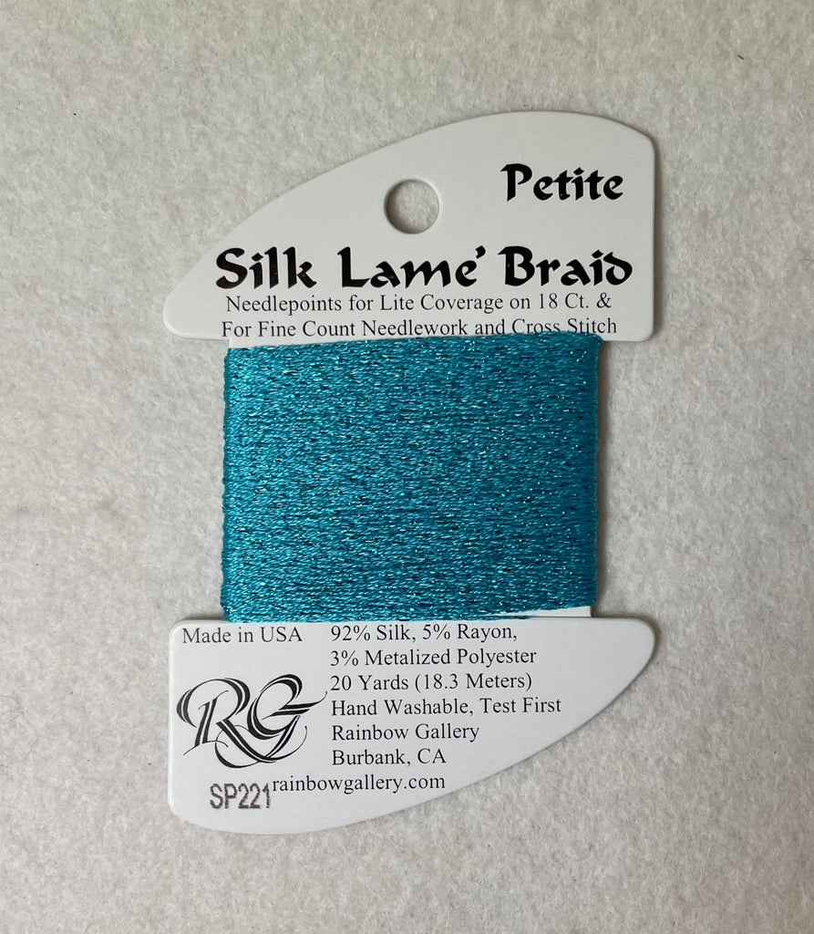 Petite Silk Lame Braid SP221 Capri Breeze