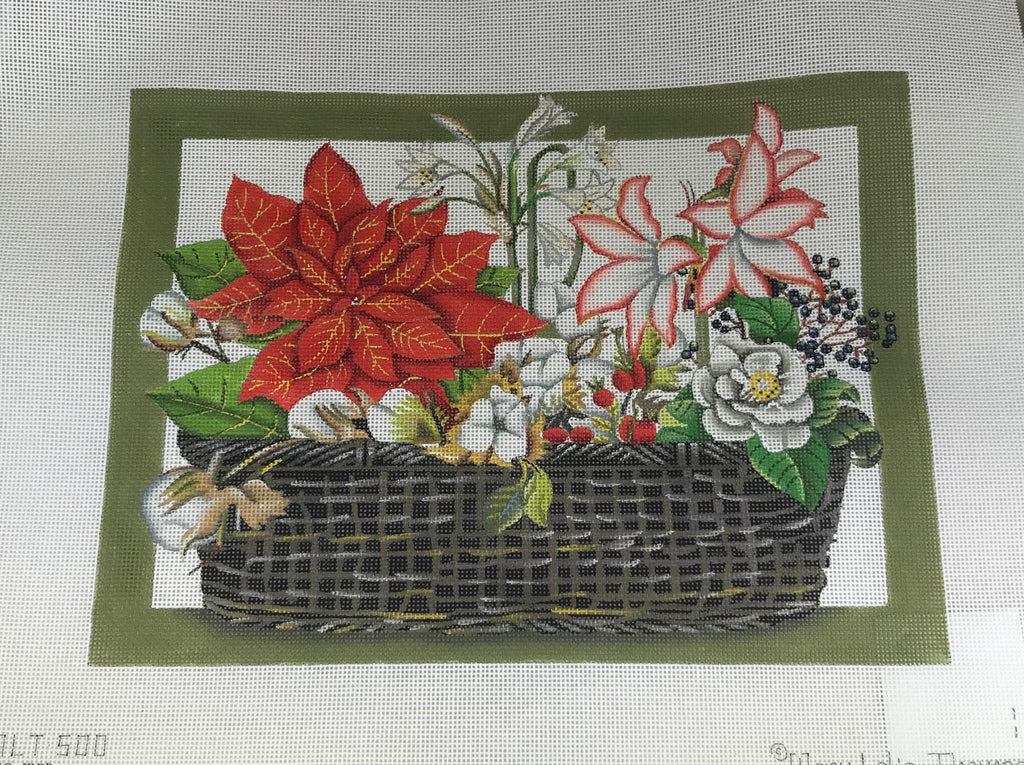 Melissa Shirley MLT500 Pointsettia Basket