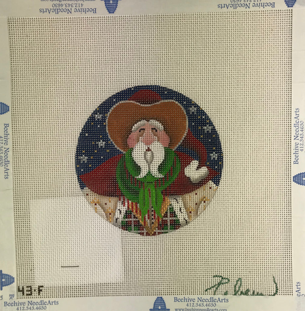 *SALE - Rebecca Wood 543f Cowboy Santa