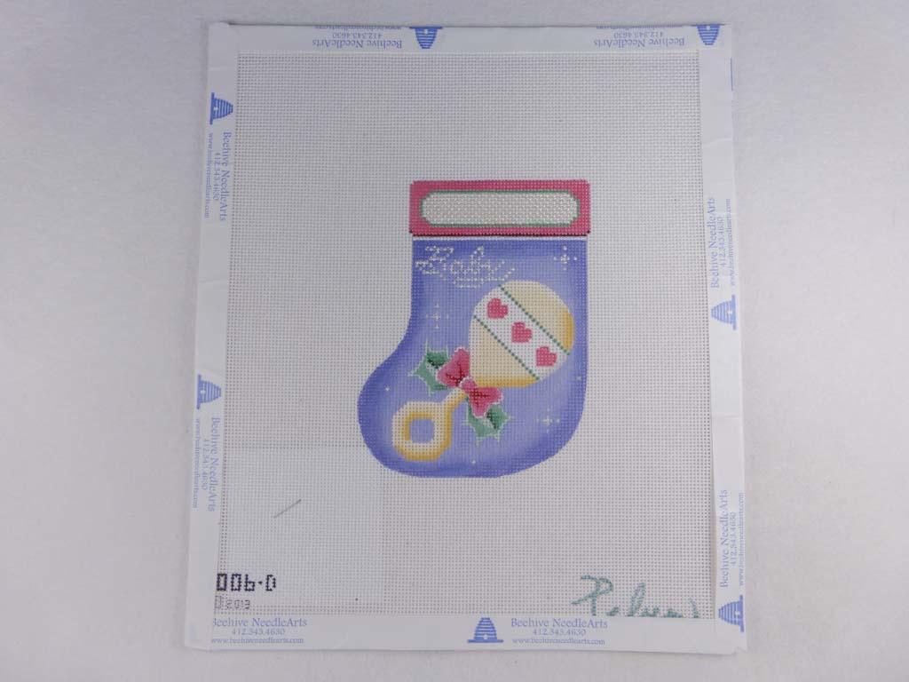 Rebecca Wood Designs 1006d Baby Rattle Sock