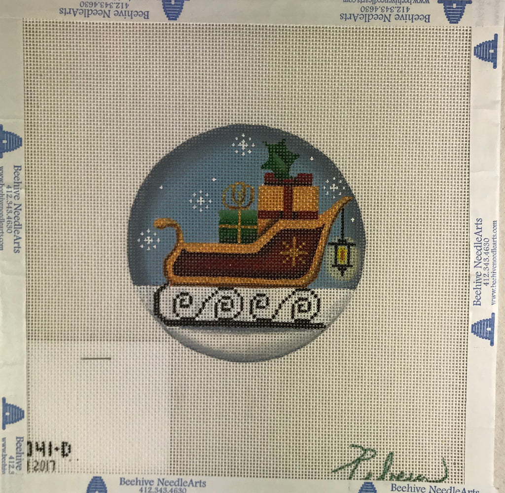 Rebecca Wood 1041d Santa's Sleigh