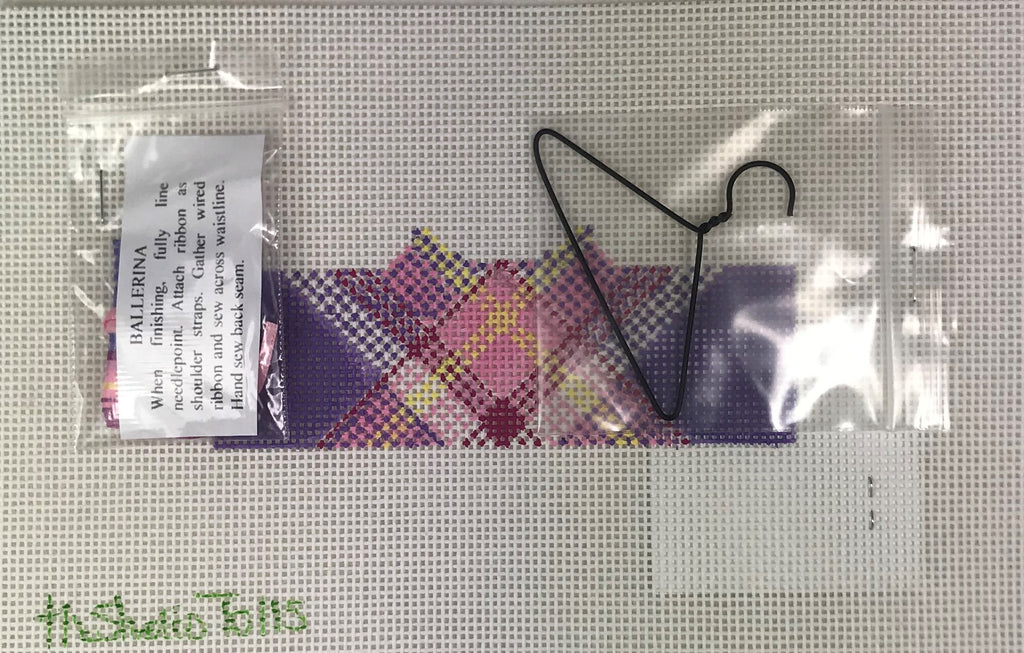 *SALE Studio Midwest 293 To115 Purple Plaid Ballerina
