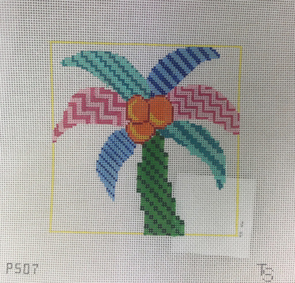 Two Sisters Needlepoint P-S07 Painted Stitches Palm