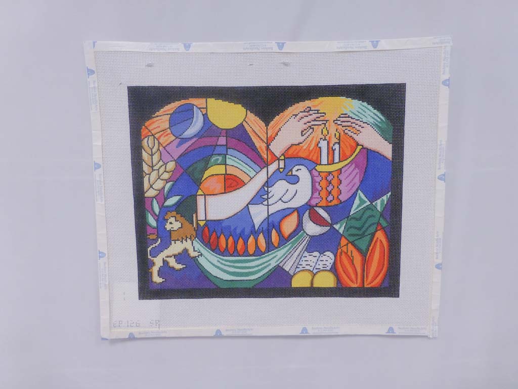 Susan Roberts Needle Point Designs EPO126 Judaic Heritage Picture