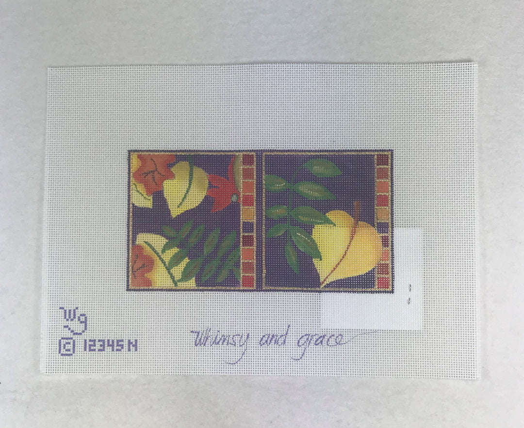 Whimsy & Grace WG 12345N Autumn Leaves Needle Case