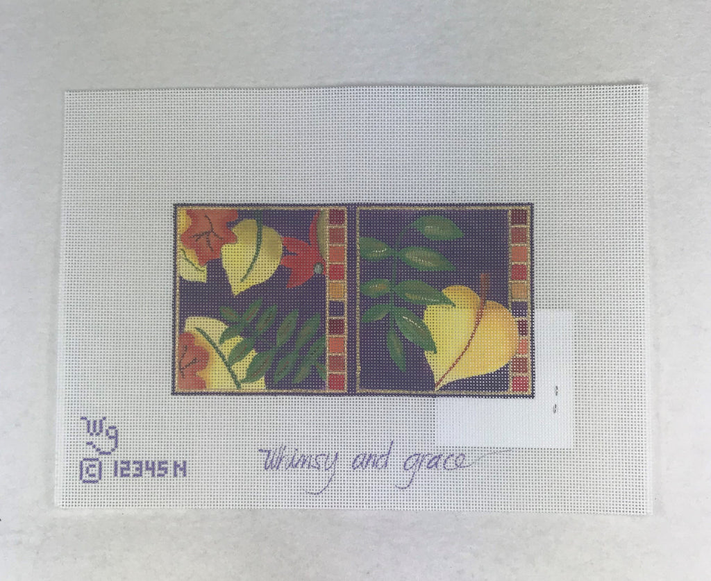 Whimsy & Grace WG 12345N Autumn Leaves Needle Case