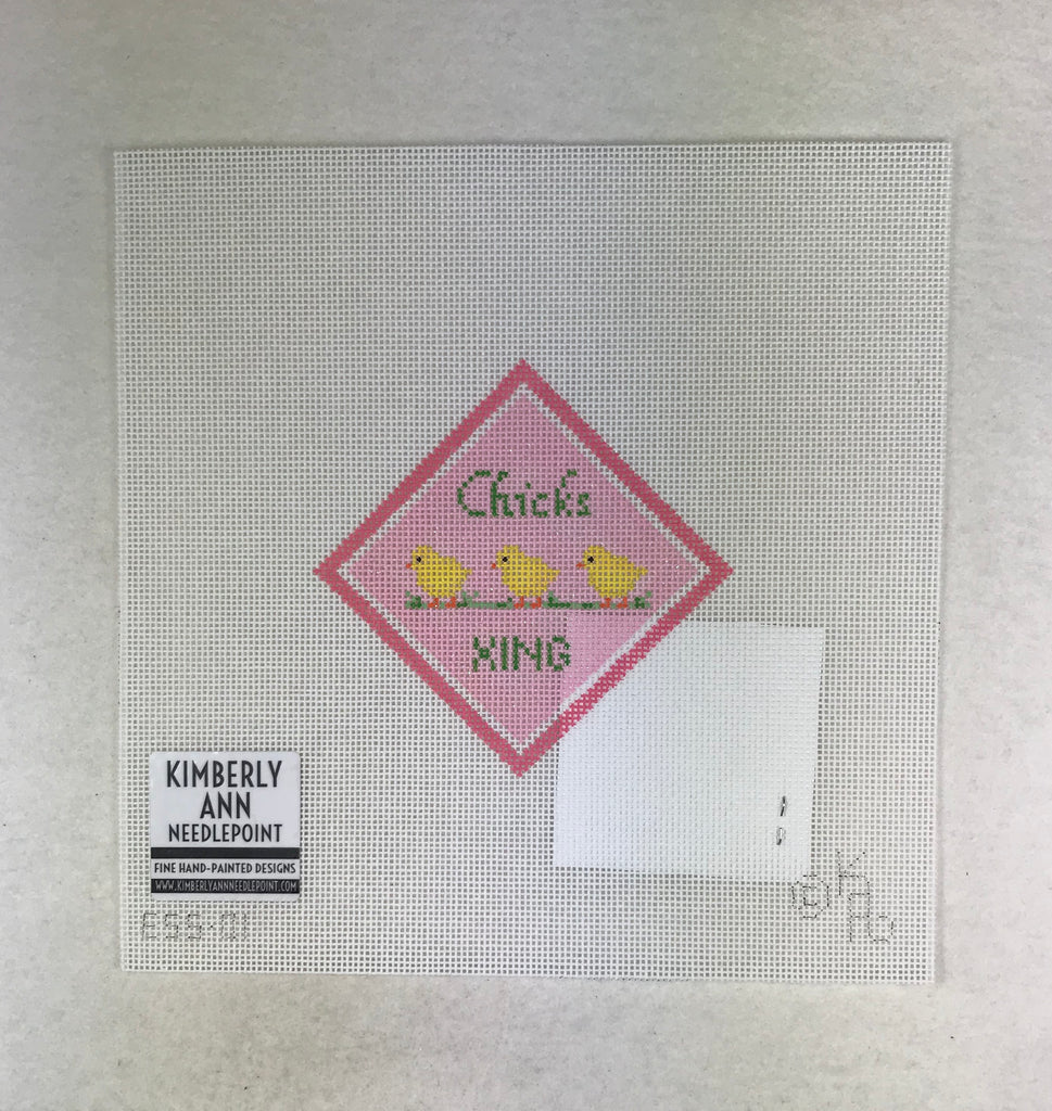 Kimberly Ann Needlepoint ESS 01 Chicks Xing