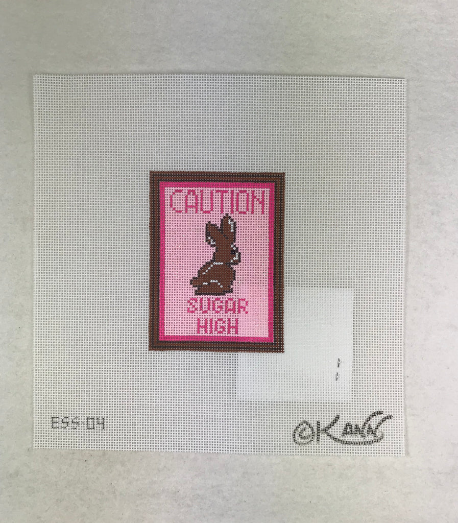 Kimberly Ann Needlepoint ESS 04 Caution Sugar High