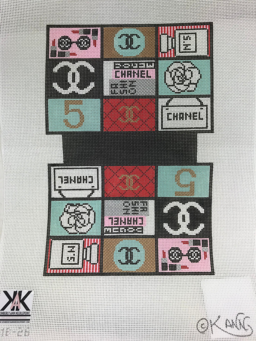 * Kimberly Ann Needlepoint MB-26 Everything Chanel (small)