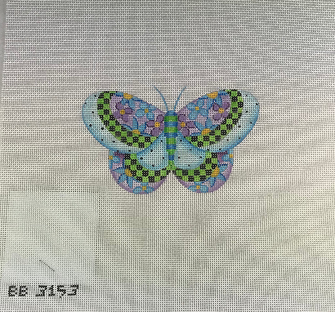 Kirk & Bradley BB3153 Purple & Blue Butterfly