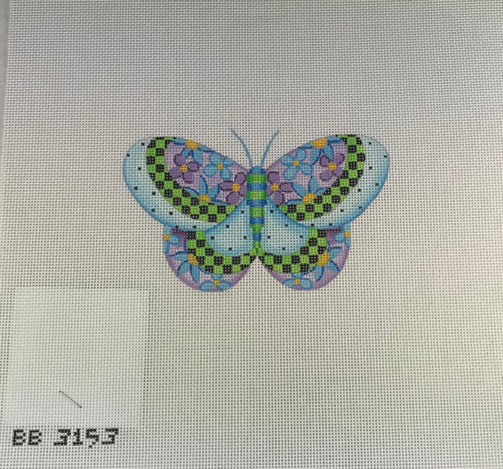 Kirk & Bradley BB3153 Purple & Blue Butterfly