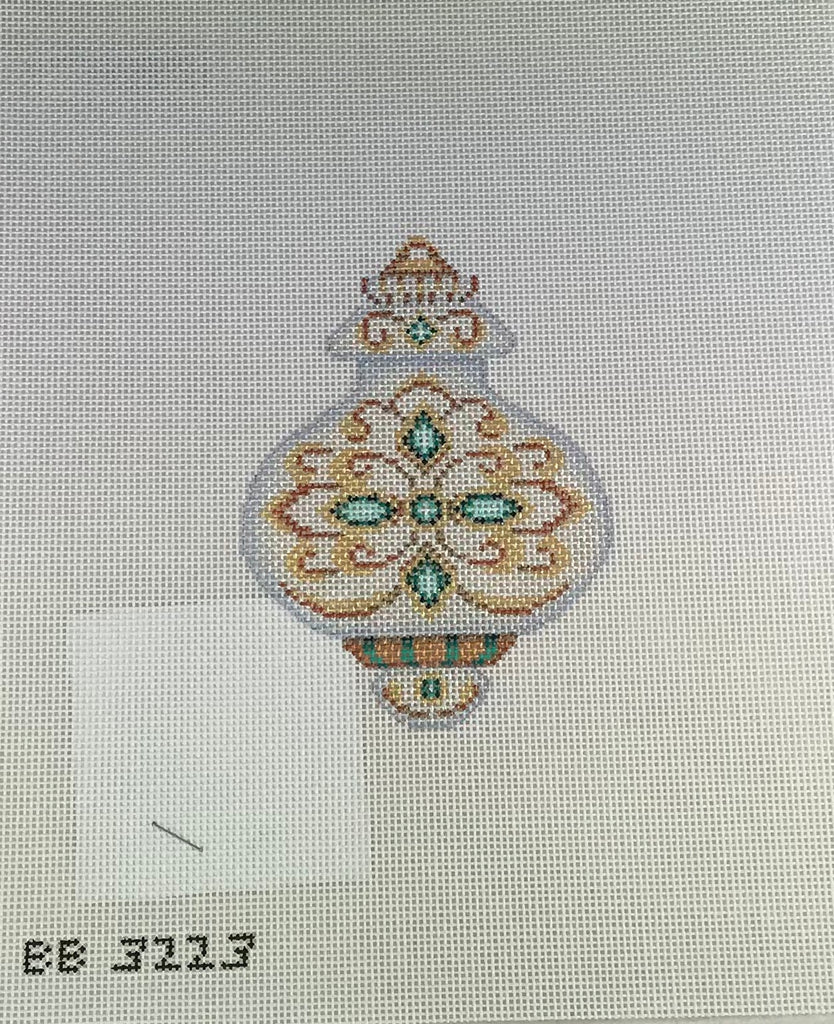 * SALE - Kirk & Bradley BB3223 Aqua Jewels Ornament