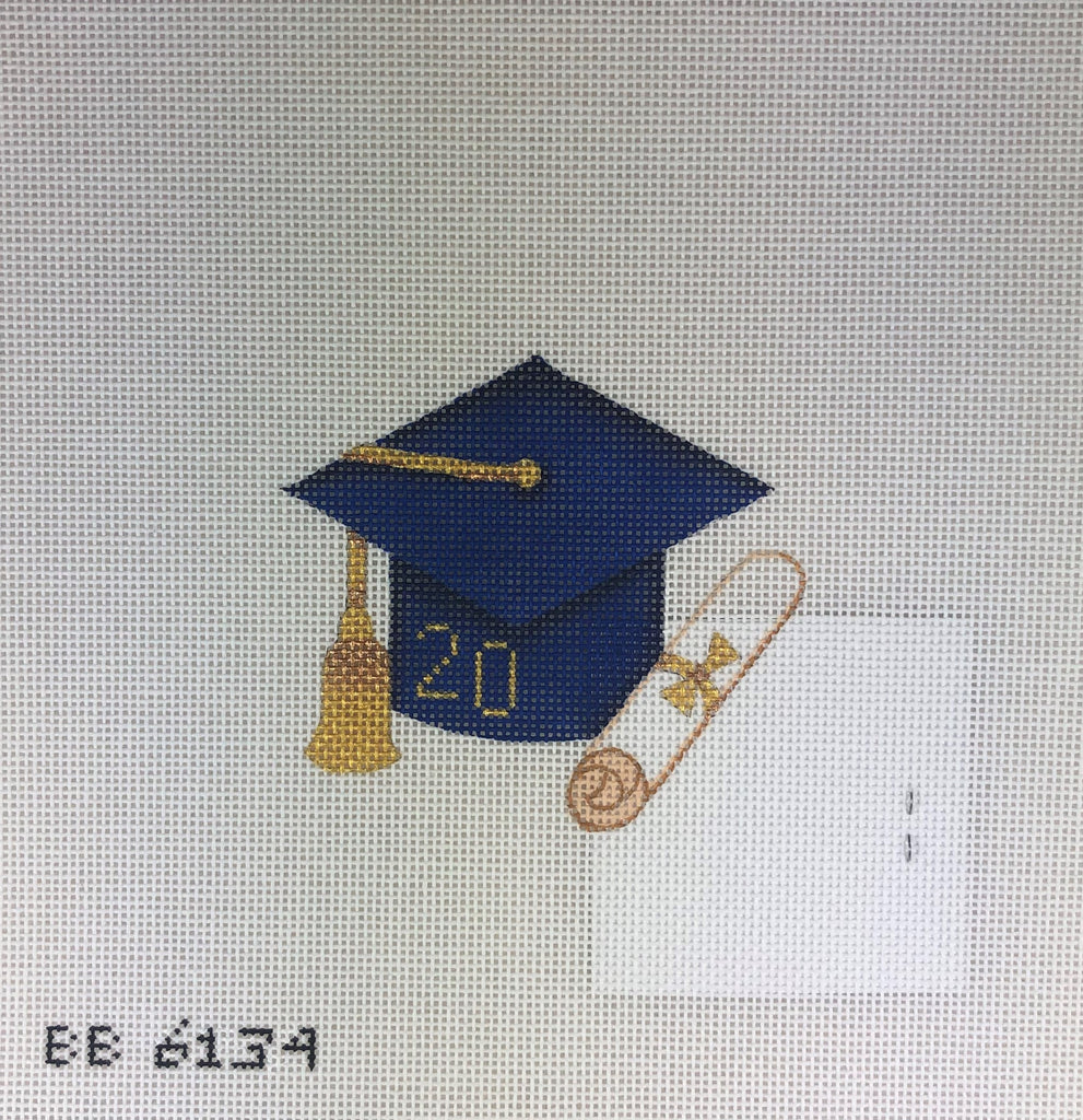 Burnett & Bradley 334 BB6134 Graduation Cap- Navy Blue