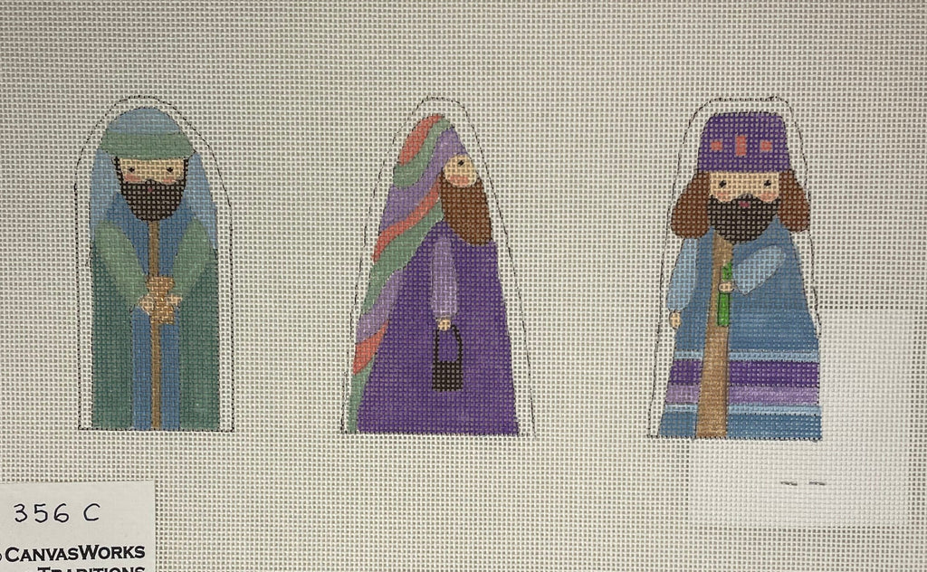 * CanvasWorks Traditions 356C Three Kings Nativity