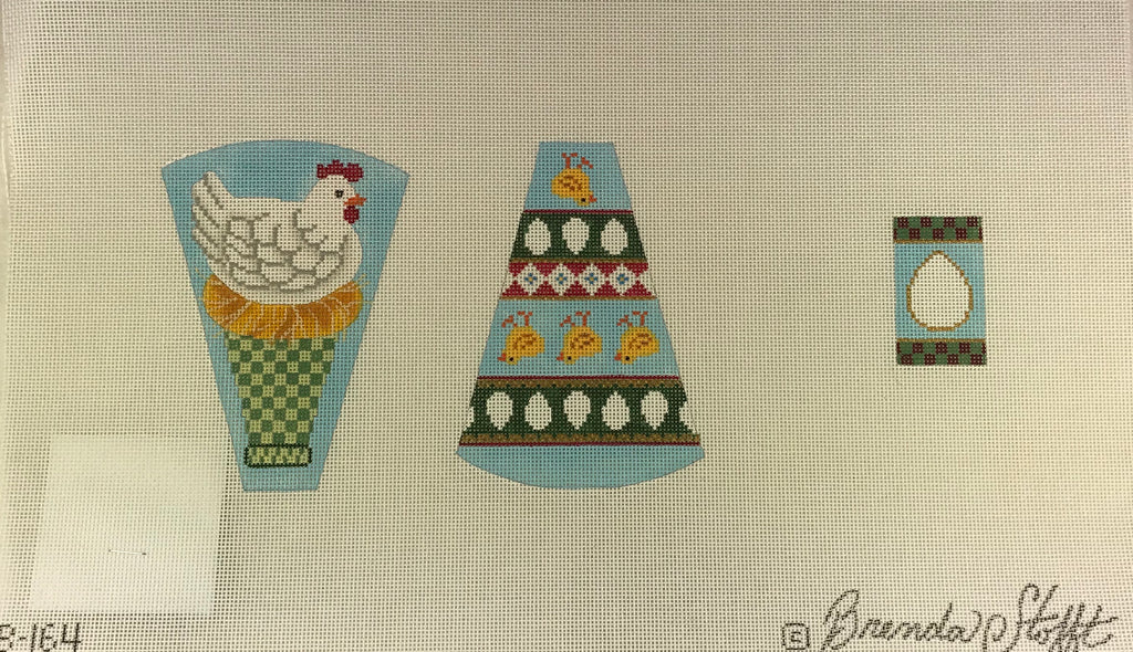 Brenda Stofft Design B164 Chicken Scissor Case