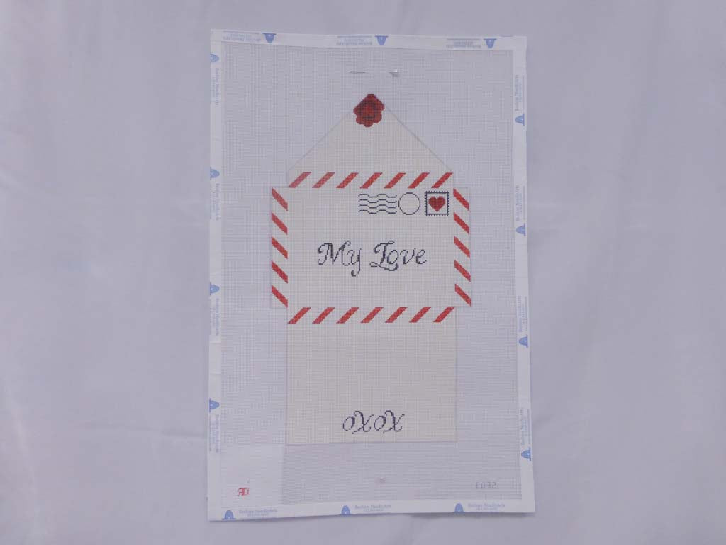 * Rachel Donley Needlepoint RD32 Love Letter