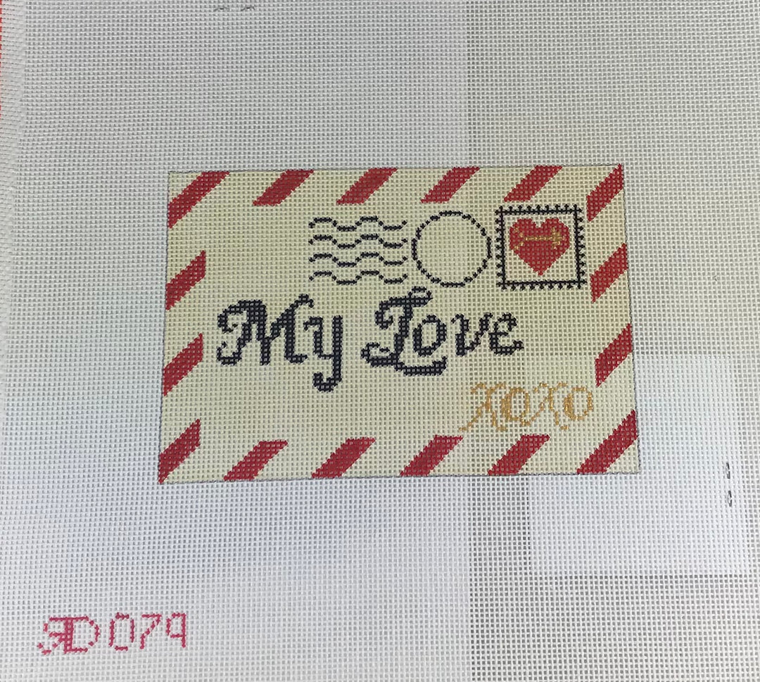 * Rachel Donley Needlepoint RD079 Mini Love Letter