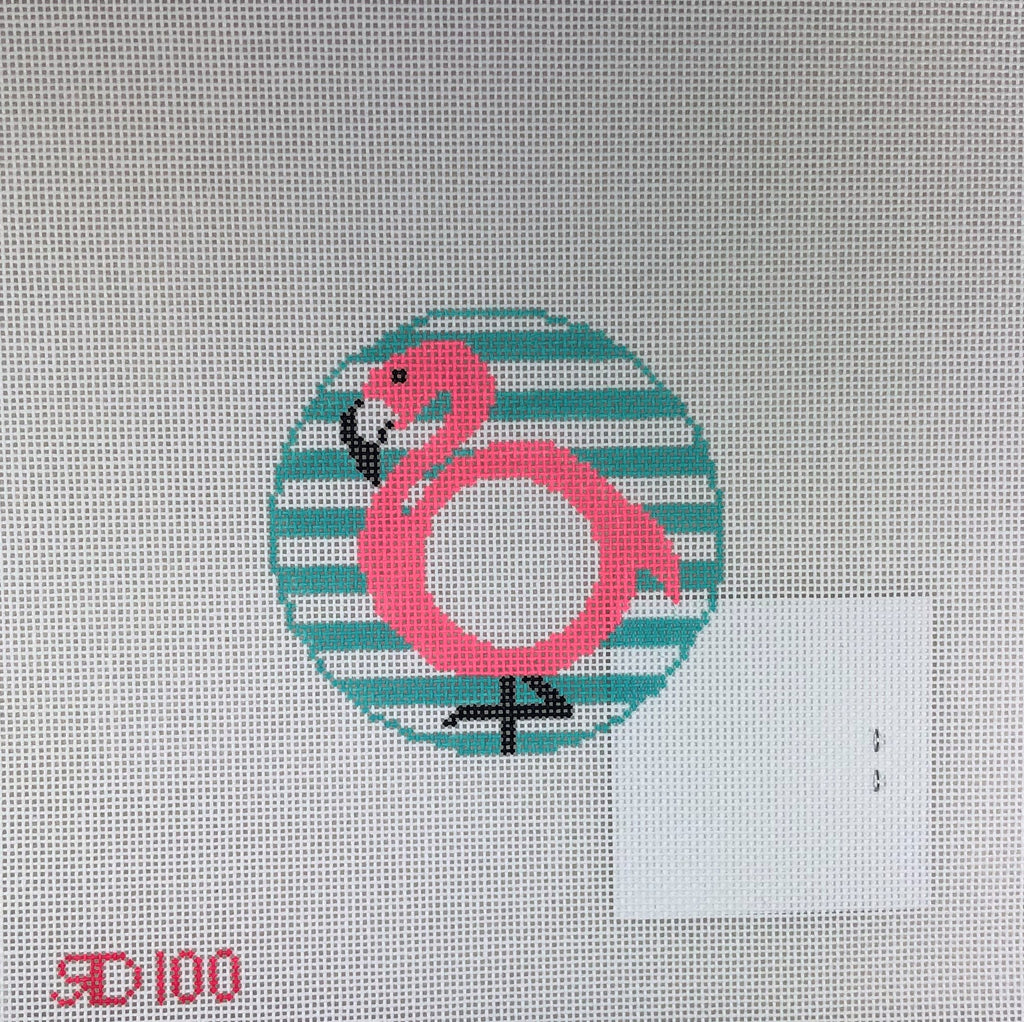 * Rachel Donley Needlepoint RD100 Flamingo and Charts