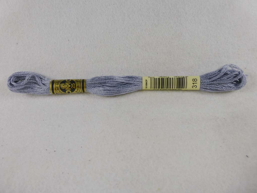 DMC Floss 318 Light Steel Gray by DMC From Beehive Needle Arts