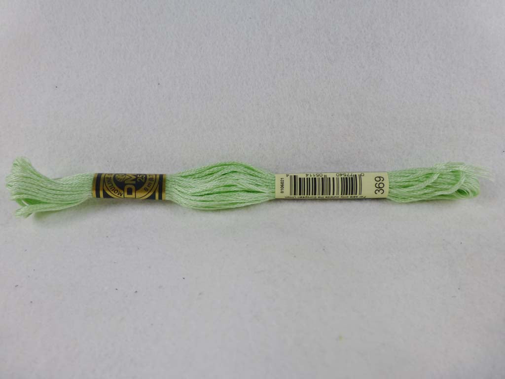 DMC Floss 369 Very Light Pistachio Green by DMC From Beehive Needle Arts