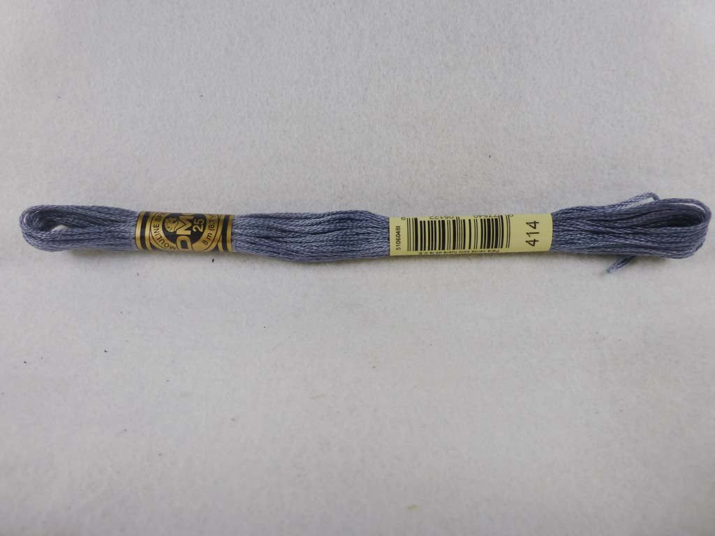 DMC Floss 414 Dark Steel Gray by DMC From Beehive Needle Arts