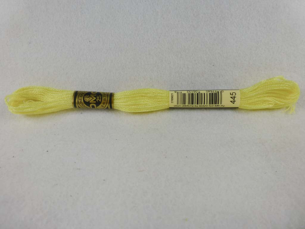 DMC Floss 445 Light Lemon by DMC From Beehive Needle Arts