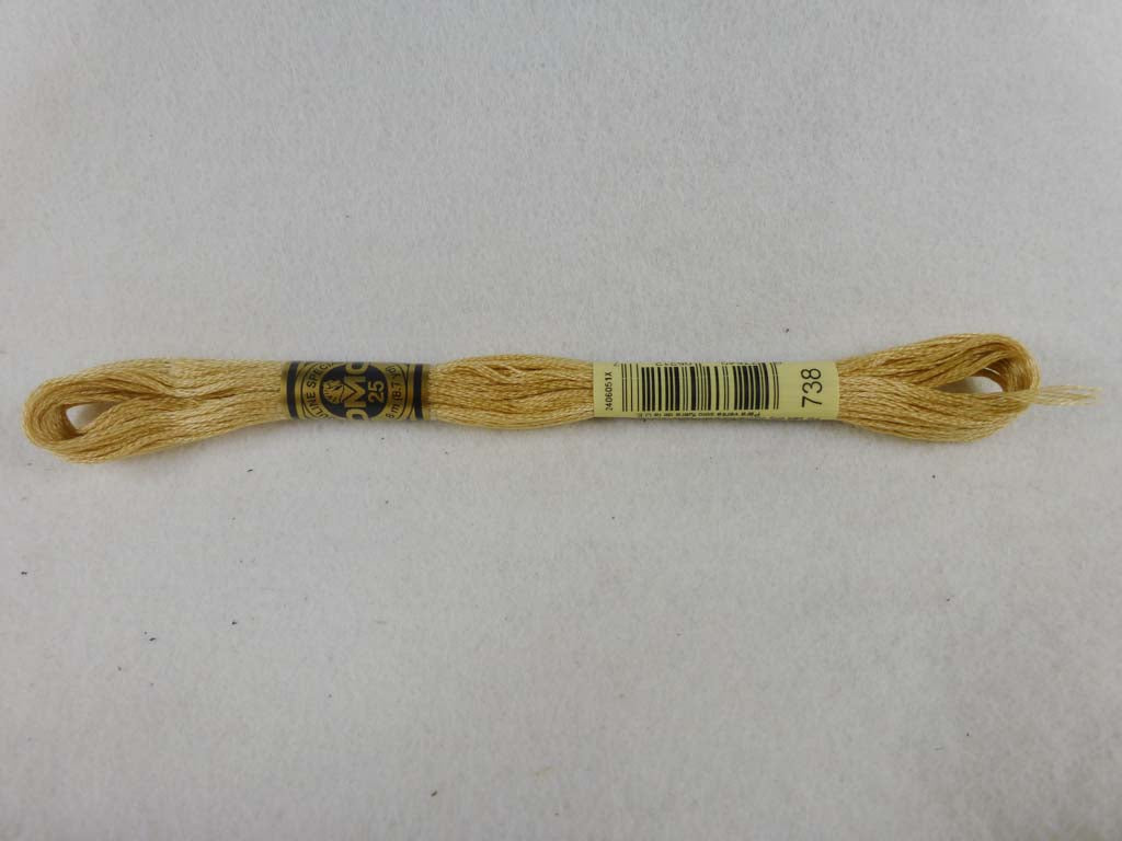DMC Floss 738 Very Light Tan by DMC From Beehive Needle Arts