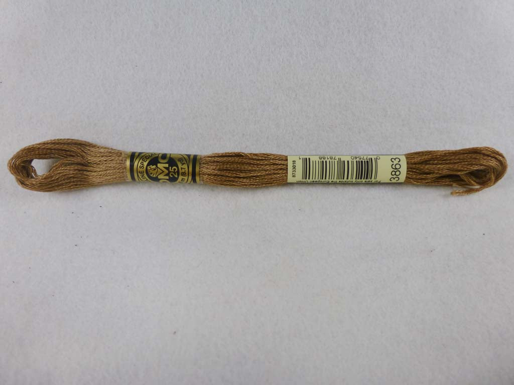 DMC Floss 3863 Medium Mocha Beige