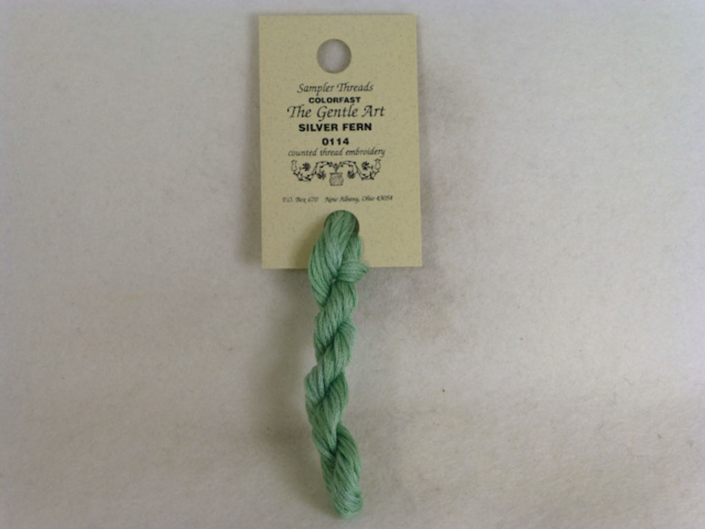 Sampler Threads 0114 Silver Fern