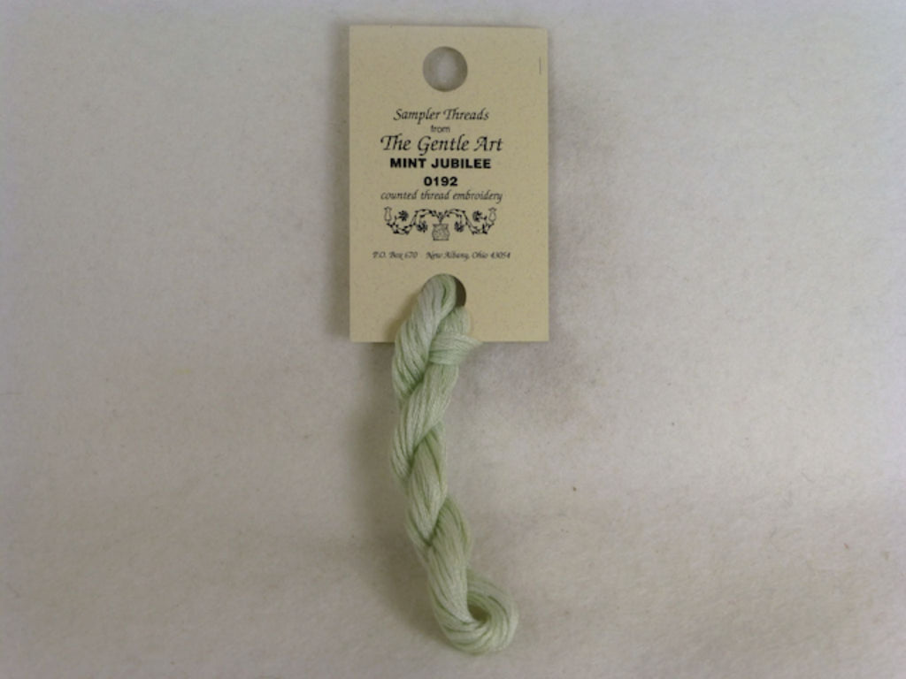 Sampler Threads 0192 Mint Jubilee