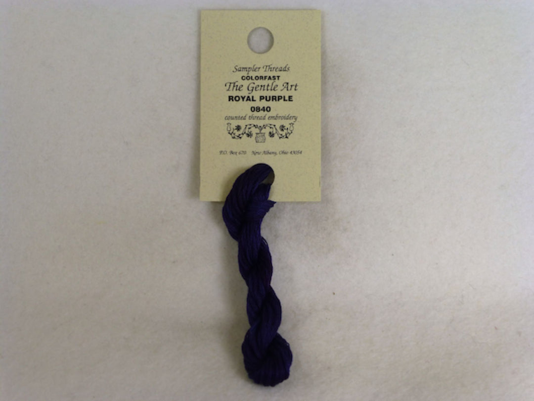 Sampler Threads 0840 Royal Purple