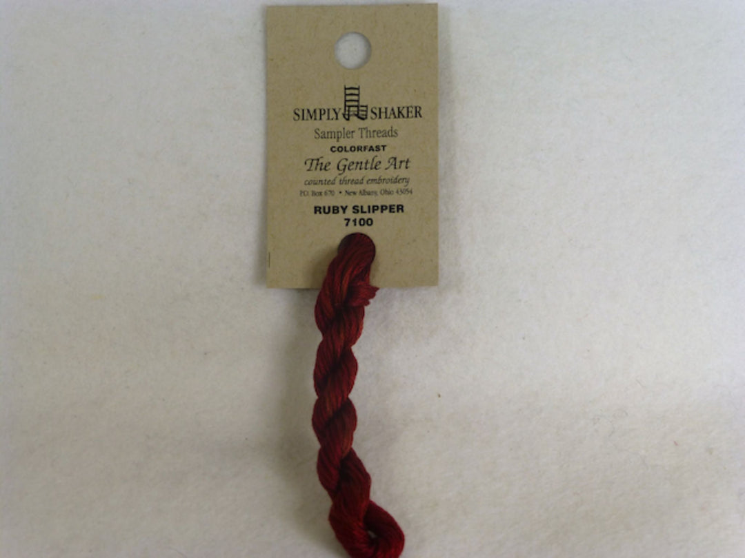 Simply Shaker 7100 Ruby Slipper