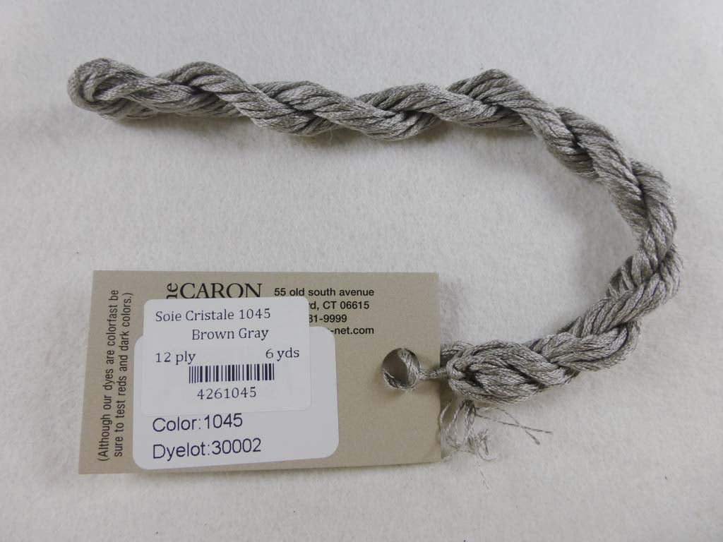 Soie Cristale 1045 Brown Gray by Caron Collection From Beehive Needle Arts