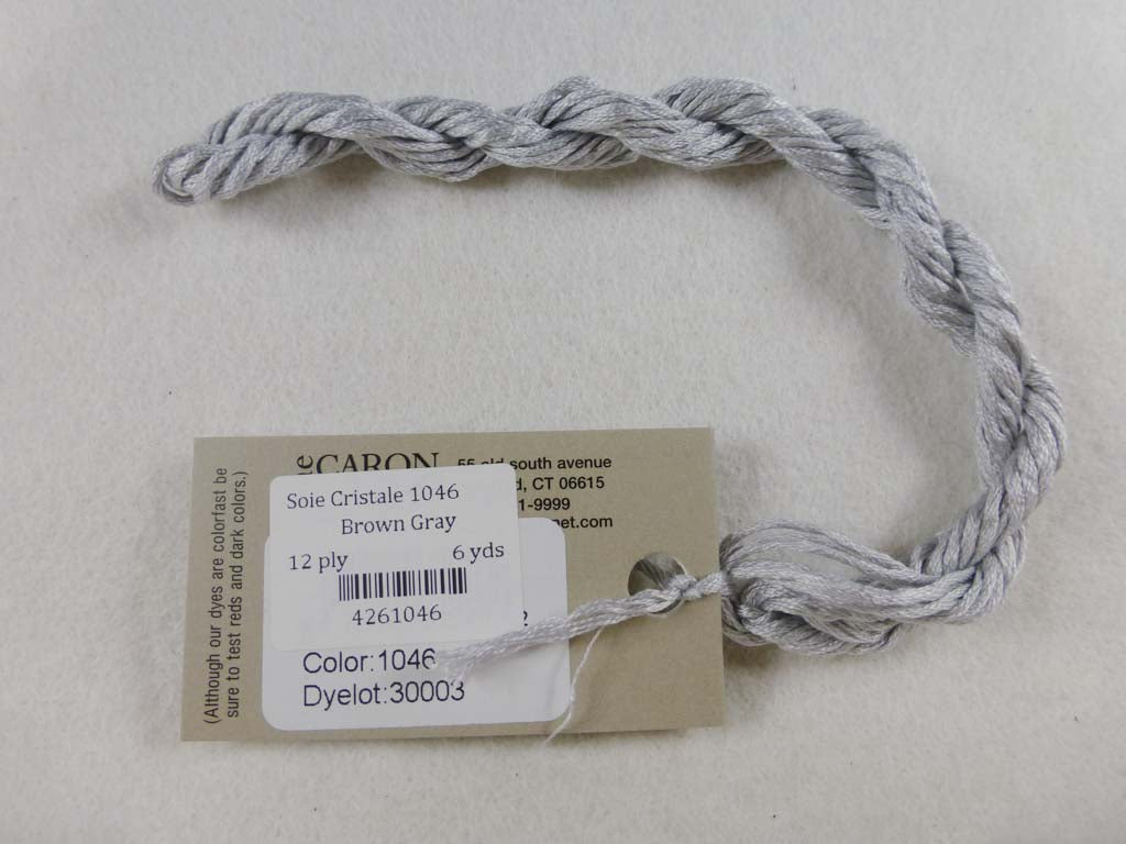 Soie Cristale 1046 Brown Gray by Caron Collection From Beehive Needle Arts