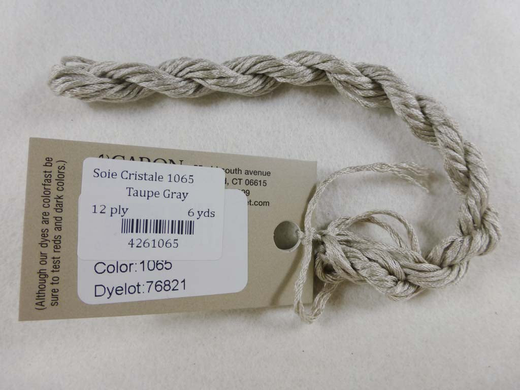 Soie Cristale 1065 Taupe Gray by Caron Collection From Beehive Needle Arts
