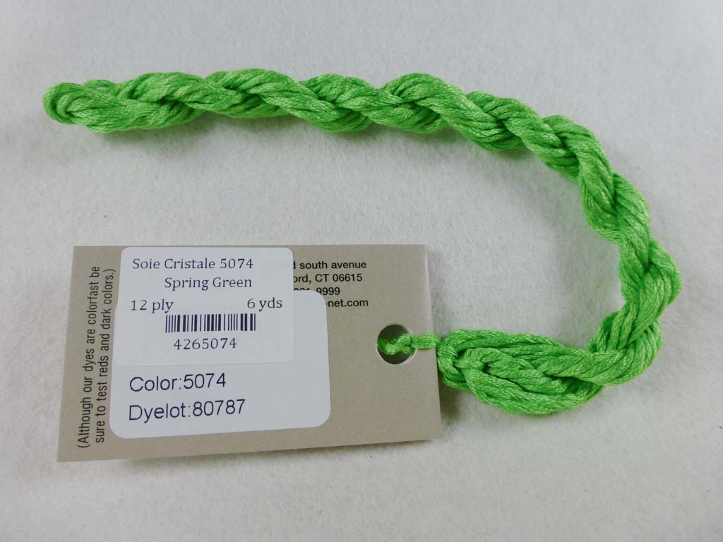 Soie Cristale 5074 Spring Green by Caron Collection From Beehive Needle Arts