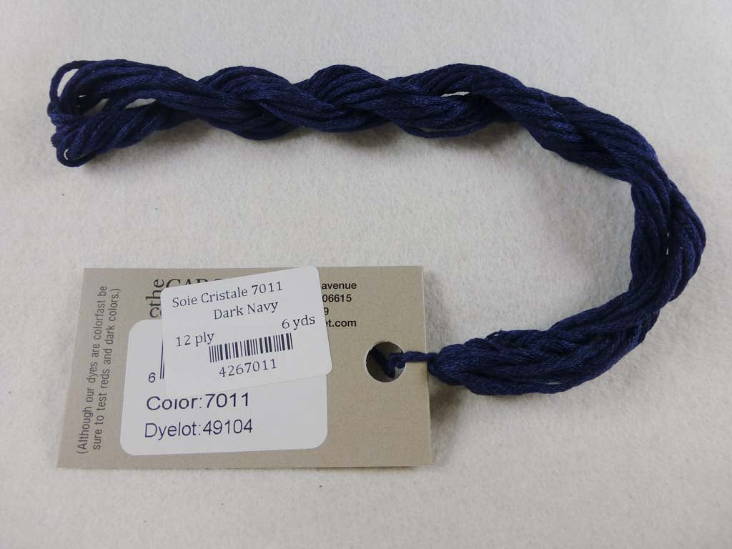 Soie Cristale 7011 Dark Navy by Caron Collection From Beehive Needle Arts