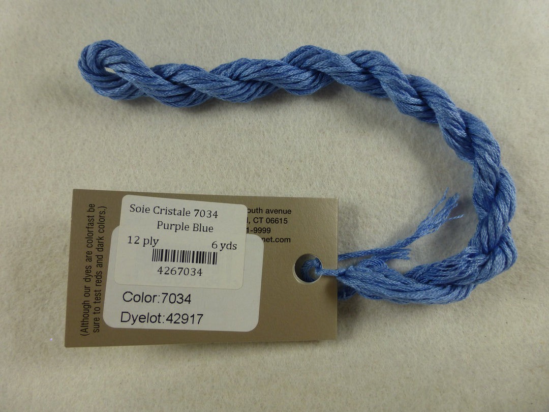 Soie Cristale 7034 Purple Blue