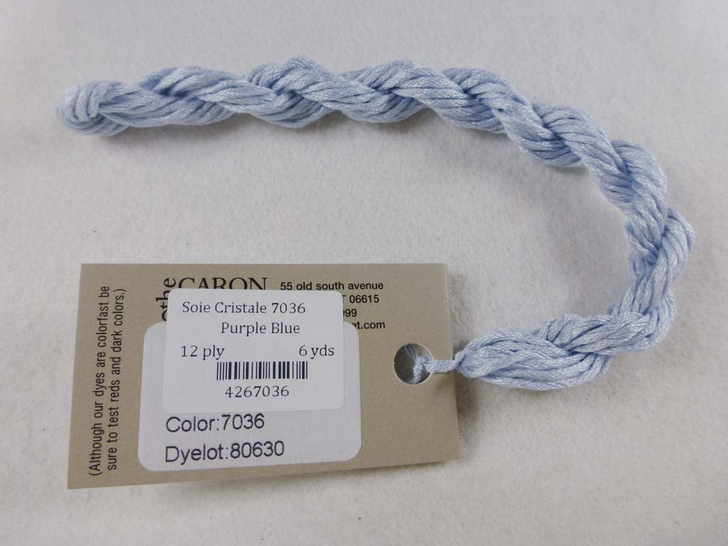 Soie Cristale 7036 Purple Blue by Caron Collection From Beehive Needle Arts
