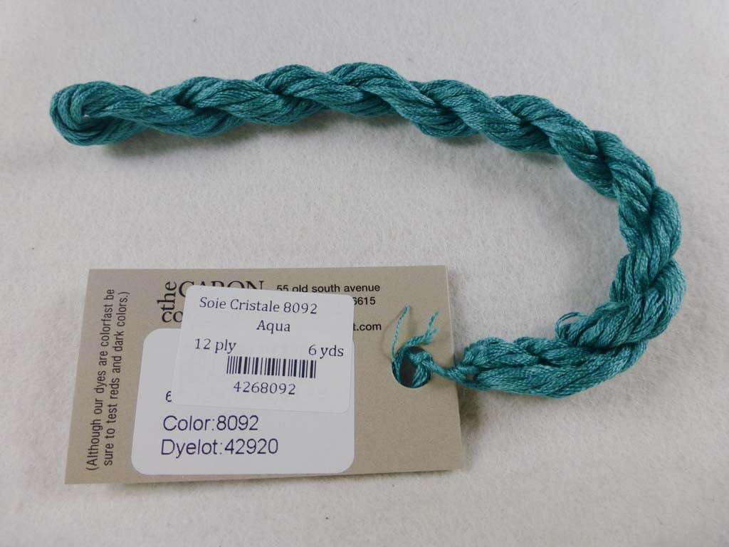 Soie Cristale 8092 Aqua by Caron Collection From Beehive Needle Arts