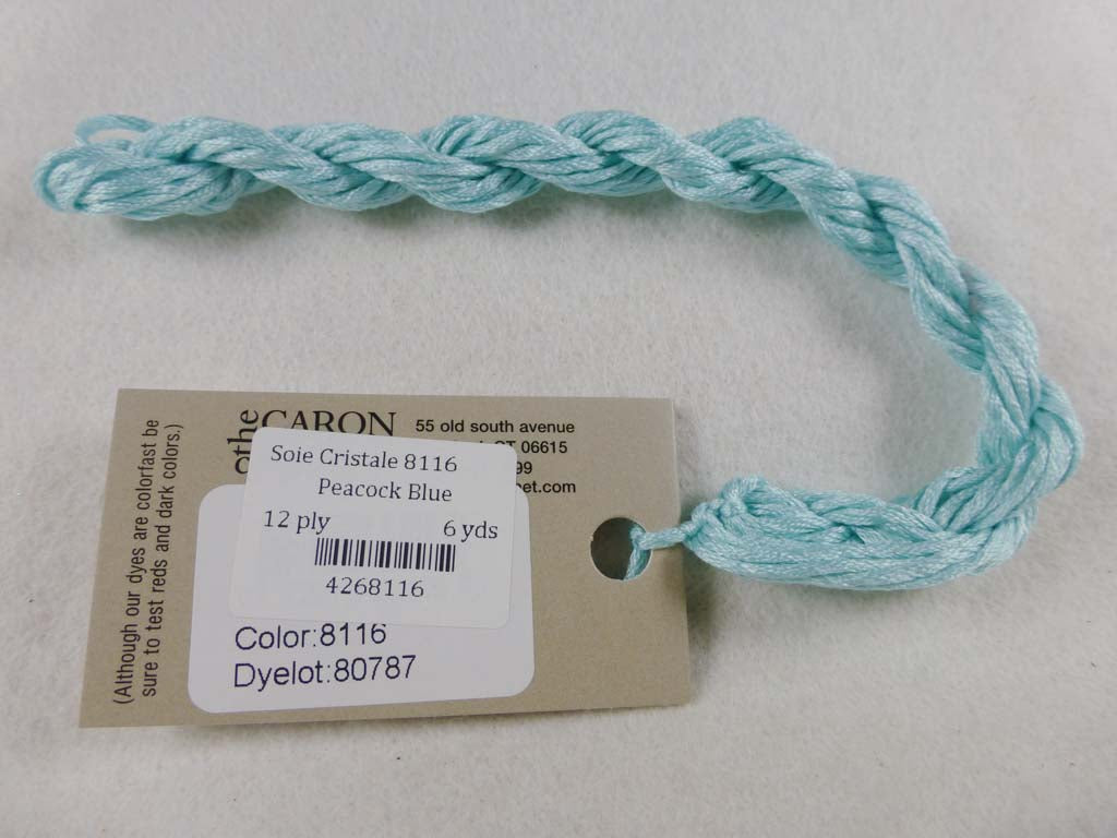 Soie Cristale 8116 Peacock Blue by Caron Collection From Beehive Needle Arts
