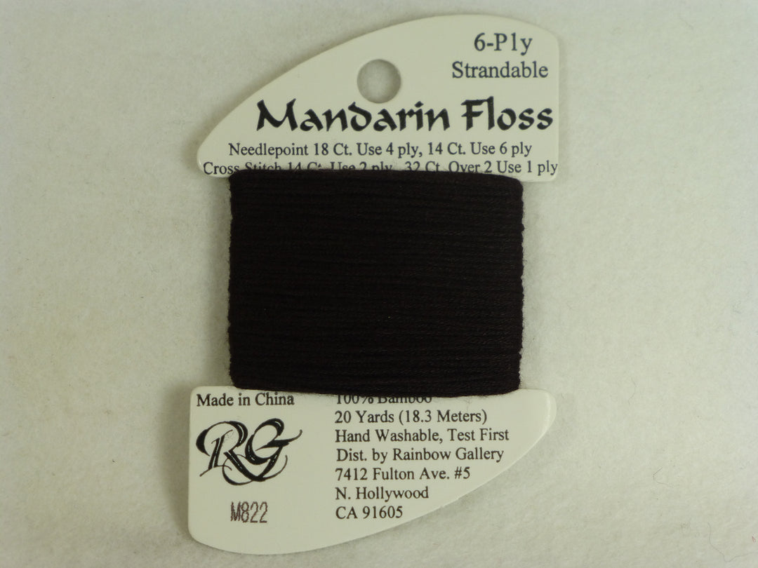 Mandarin Floss M822 Dark Bark