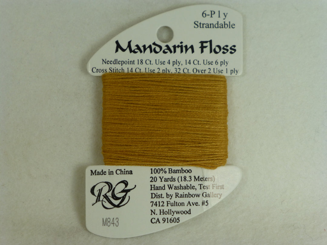 Mandarin Floss M843 Dark Straw