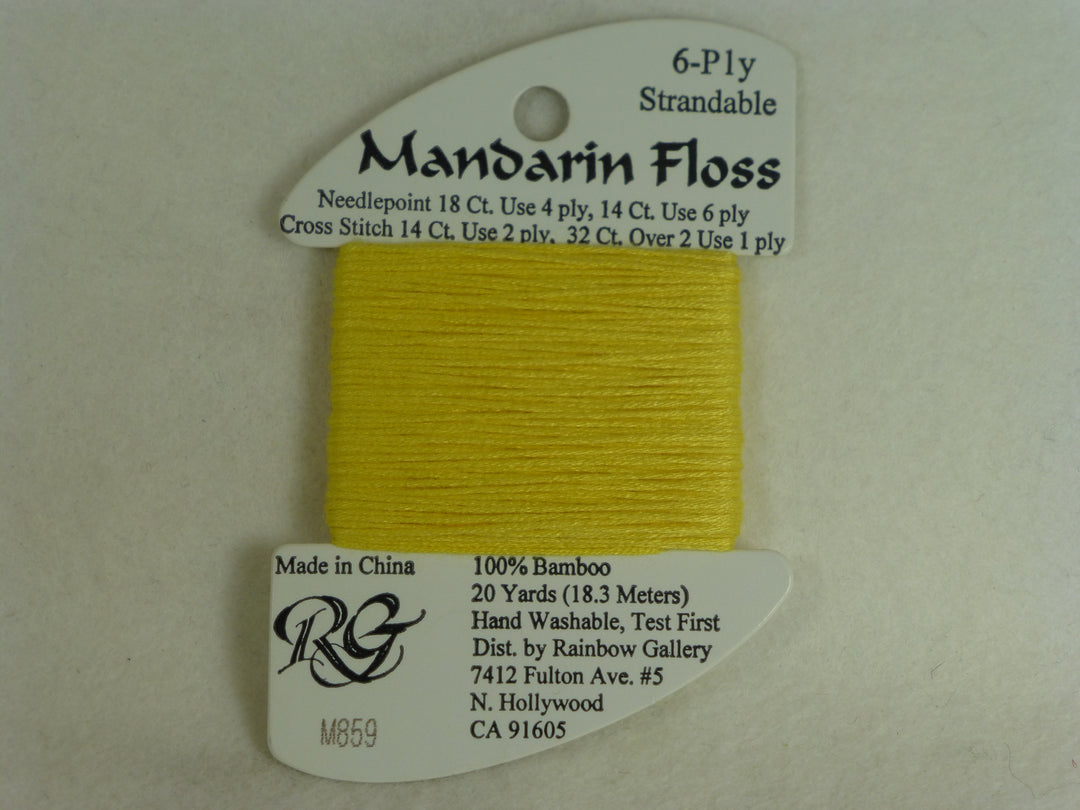 Mandarin Floss M859 Golden Yellow