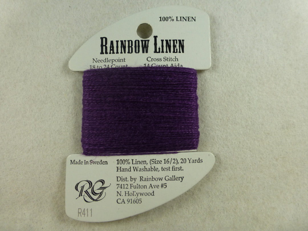 Rainbow Linen R411 Deep Violet