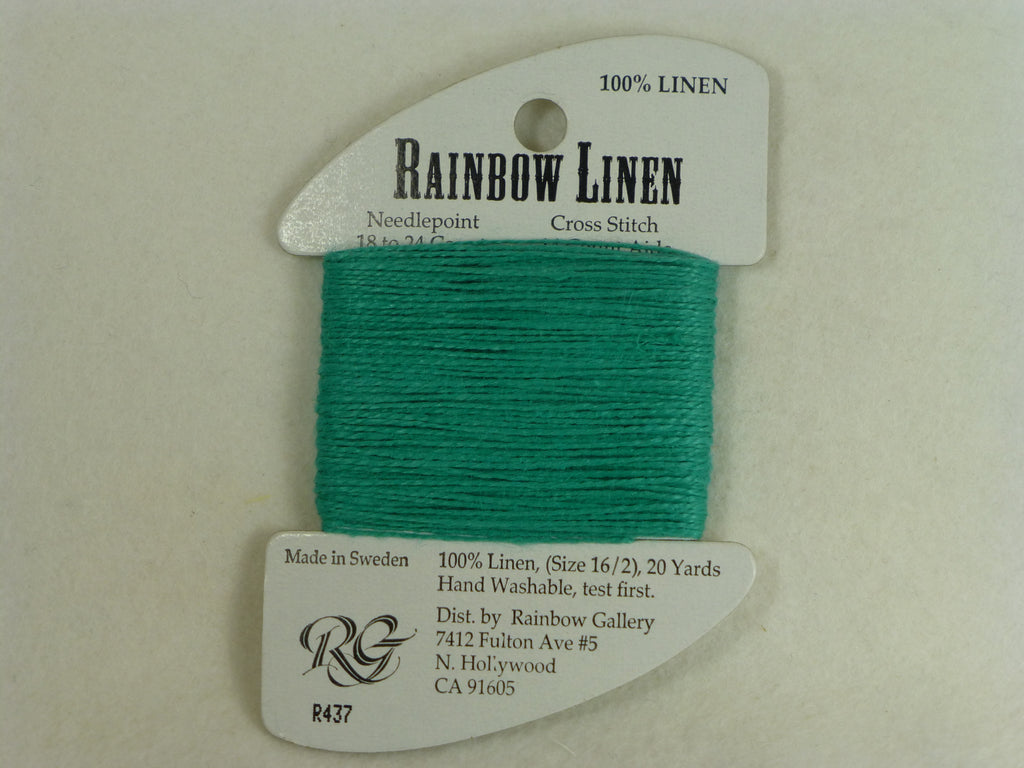 Rainbow Linen R437 Turquoise