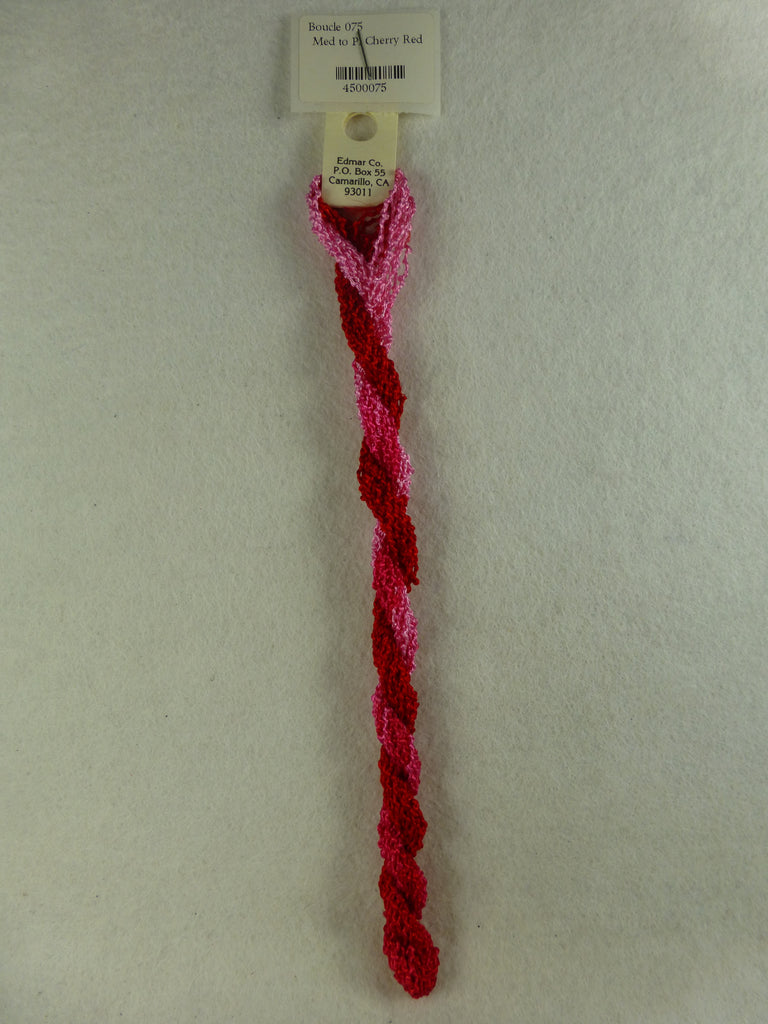 Boucle 075 Med to Pl Cherry Red