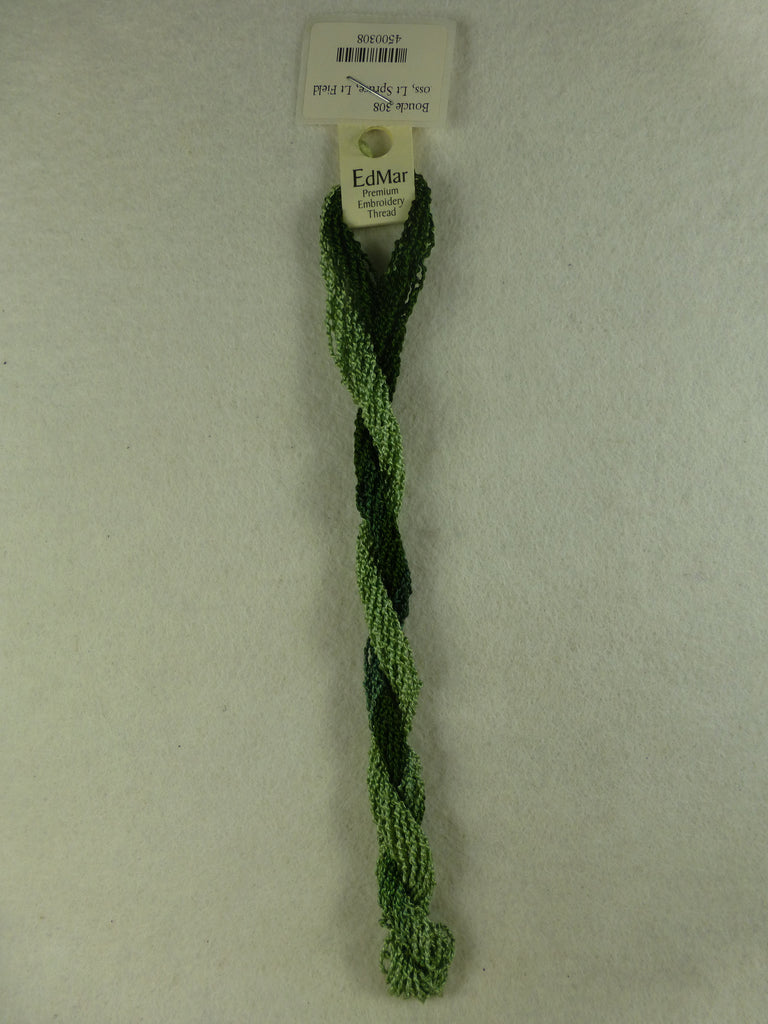 Boucle 308 Dk Moss, Lt Spruce, Lt Field Gray