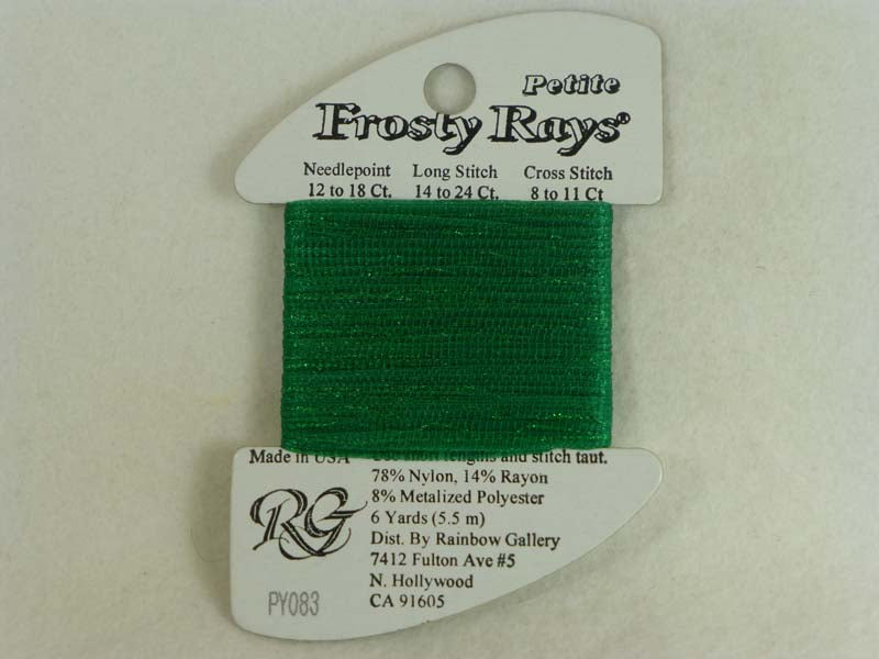 Petite Frosty Rays PY083 Medium Christmas Green Gloss
